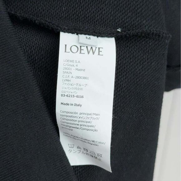 Loewe Black Hooded Sweatshirt - Picture 8 of 8
